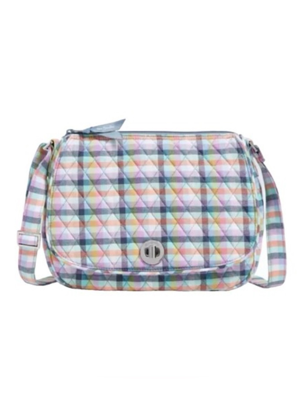 Vera Bradley - Saddle Crossbody Bag in Gingham Plaid